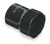 Westward 1MZL9 Locknut Socket, Front Wheel, 2 1/2 In