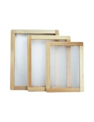 Jacquard Screen-14"x18" 110 Mesh 1" wood varnish