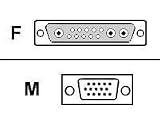Sun Adapter 13w3f/hddb15m (sun 530 2357)