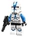 Lego Star Wars Minifigure 501st Legion Clone Trooper with Short Blaster from Set 75002 75004