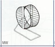 Prevue Pet Products Mouse Exercise Wheel 4 5 in
