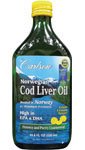 Carlson Laboratories - Norwegian Cod Liver Oil Lemon, 16.8 fl oz liquid