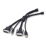 Belkin Omniview Soho Series KVM Cable, USB & DVI w/Audio 3m
