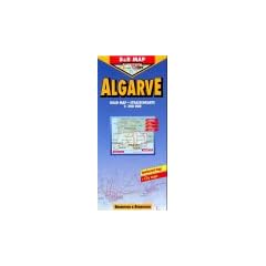 B&B Map Algarve 1:200 000. Road Map. Laminierte Stra�enkarte.