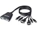 Electronics : Belkin 2-Port KVM Switch With PS/2 Built-In Cabling