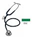 INDICATIONS: MDF Deluxe Dual Head Stethoscope is a modified Dual-Head that resembles the performance of the MDF Stainless Steel Dual-Head, MDF777. The Bowles and deep cone-shaped Bell with a full-rotation Acoustic Valve Stem and enclosed Headset Spring provide sensitive acoustics and professional performance at an affordable price. Chestpiece: Lightweight Dual-Head Chestpiece and Acoustic Valve Stem are constructed of aluminum and brass, respectively. The Diaphragm side is fitted with an Ultra-Thin Fiber Diaphragm and sealed by the Diaphragm Retaining Ring to produce optimum amplification and high frequency sound transmission of heart and lungs. The deep cone-shaped Bell detects acoustic sensitivity at low frequency sound transmission at 20-100 Hz. Both the Diaphragm and Bell are crowned with a non-chill durable PVC Diaphragm Retaining Ring and Bell Ring to provide greater patient comfort. ErgonoMax Headset: Chrome-plated brass Headset Tubes and enclosed Headset Spring provide superior acoustic transmission. Handcrafted Headset, equipped with the MDF ComfortSeal Eartips, provides the anatomic fit for extended usage comfort. Acoustic Tubing: Acoustic Tube in the Y-configuration is constructed of non-cracking, non-sticking high-density latex-free PVC. Accessories: Additional (2) ComfortSeal Eartips, (1) ultra-sensitive Diaphragm and (1) ID tag. Available in 6 Colors: BlackOut, Sleek, OM, NoirNoir, Abyss, Napa. Store Features: Genuine, new, unopened products. We don't sell used, expired, knock offs or copies. We donot charge separate for handling. Heavy weight items will have handling charges.Almost All Domestic Orders over $100 get Free Shipping. Conditions apply. No worry 7 day return policy (see policy pages for details). We respect your privacy. Hence we do not Spam your mail box. Image & Appearance may vary from the actual product. 