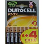 Electronics : Duracell AAA Plus 8&4Free Oct6/07