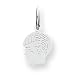 Sterling Silver Engraveable Boy Disc Charm