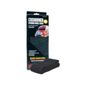 STEERING WHEEL COVER 20-22BLACK PADDED