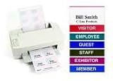 C-Line 92802 Badge Inserts, Exhibitor Style, 240 per Box