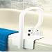 White Bathtub Rail Round, by Apex-Carex - 1ea