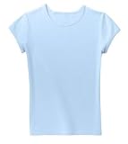 NEW District Threads - Ladies Crewneck Tee Baby Blue-S