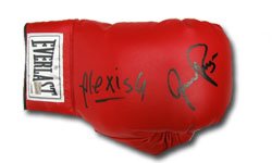 Aaron Pryor & Alexis Aguello Signed Everlast Boxing Glove