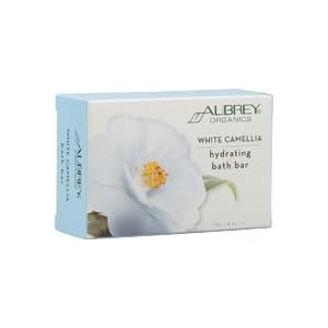 Aubrey Organics – White Camellia Hydrating Bath Bar, 4 oz bar soap