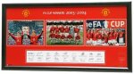 FA Cup 2004 Manchester United Celebration 20X10 Framed Print