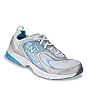 New Balance WW743 Series White & Turquoise Walking Shoes Women (7 2E (X.Wide))