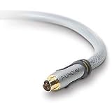 Belkin Pure AV Silver Series - Video cable - S-Video - 4 PIN mini-DIN (M) - 4 PIN mini-DIN (M) - 2.4 m - quad shielded