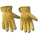 CLC Top Grain Goatskin Work Glove w/Keystone Thumb and Shirred Wrist Large (CLC2060L) Category: Fabric Gloves