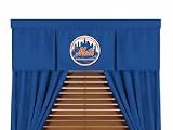 New York Mets 50" x 15" Coordinating Pleated Valance for "The MVP Collection" by Kentex