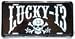 Lucky 13 License Plate