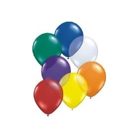 50 Assorted 9" Latex Balloons