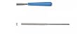 GROBET SWISS NEEDLE FILES 5-1/2 INCH SLITTING CUT 2 WITH HANDLES