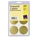 Avery Self-Adhesive Notarial and Certificate Seals, Gold, 44/Pack