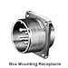Amphenol Industrial Circular Connector, Mil-C-5015 Series (Vg95234), Receptacle, 30, Pin, Solder, Panel Mount Rohs Compliant: No - MS3102A32-8P-RES