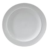 Denby White Trace Gourmet Extra Large Plate 32 cm