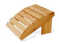 Adirondack Ottoman Foot Stool Hand Crafted in Western Red Cedar