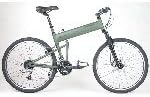 Montague Paratrooper Mountain Folding Bike, Matte Cammy Green