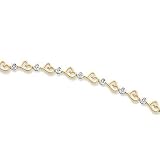 Hearts with Diamonds Bracelet