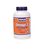 Now Foods Omega-3 Molecularly Distilled 180 sgels- Now Foods