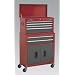 Sealey AP2200 - Topchest & Rollcab Combination 6 Drawer - Red/Grey