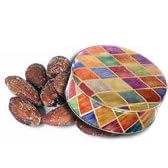 1 and 1 2 lb Smoked Almonds Tin - Diamonds by Catoctin Kettle Korn