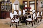 Wynn 9 Piece Table Set in Rich Cherry Finish by Coaster - 101161A
