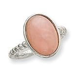 Sterling Silver Rose Quartz Ring