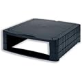 Compucessory Monitor Screen Riser 34-100mm Storage Stackable W307xD337xH100m Black Ref CCS25305