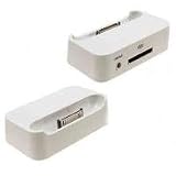 Original Apple USB Dockingstation kompatibel zu iPhone 4 - wei&szlig; inkl. Line-Out