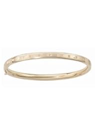 Child 14K Yellow Gold ABC Bangle Bracelet