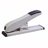 LEO82620 - Heavy-duty Stapler,Nonskid Feet,2Throat,100 Sheet Cap,Putty