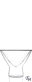 Luigi Bormioli Duos 8-Ounce Martini Stem, Set of 2
