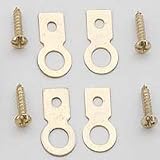 Small Flat Ring Hanger, Brass