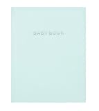 CR Gibson Memory Book to Record Baby's First Five Years, Blue Leather,