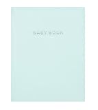 CR Gibson Memory Book to Record Baby's First Five Years, Blue Leather,