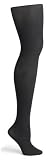 Hue Women's Opaque Sheer to Waist Opaque Tight, Black, Size 1