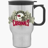 Arizona Cardinals Travel Mug with Logo