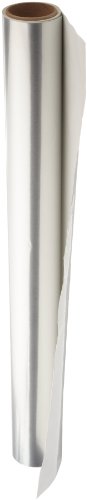 Bytac D1069329 AF-21 001 FEP Fluoropolymer Film with 002 Aluminum Back Pressure Sensitive Overlay Surface Protector 25 x 5 Yard Roll