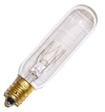 15 watt 145 volt T6 Candelabra Screw (E12) Base 15T6C-145V Incandescent Eiko Light Bulb