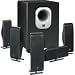 5.1 Channel Surround Cinema Speaker System With 10" Subwoofer And Dual 3" Satellite Speakers